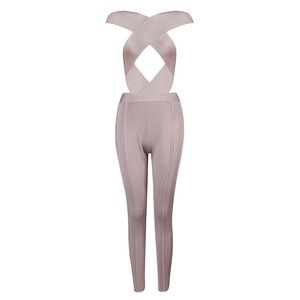 Bandage Jumpsuit in Blush